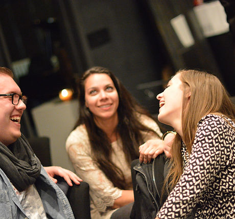 People in conversation