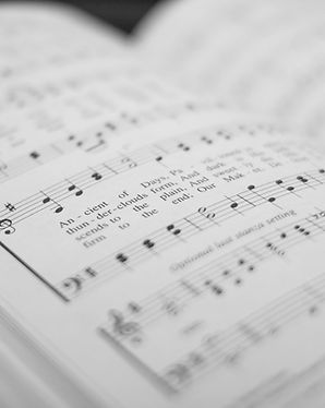 A printed score